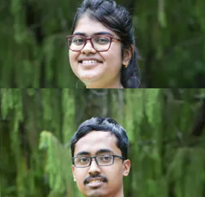 The group welcomes the summer students, Soumyashri and Jayasish! Welcome on board!