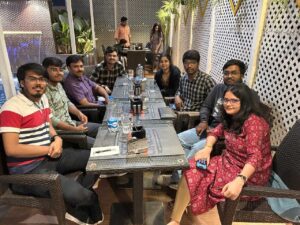 Congrats Lohitha on qualifying your comprehensive exam. A celebratory dinner to enjoy the success.